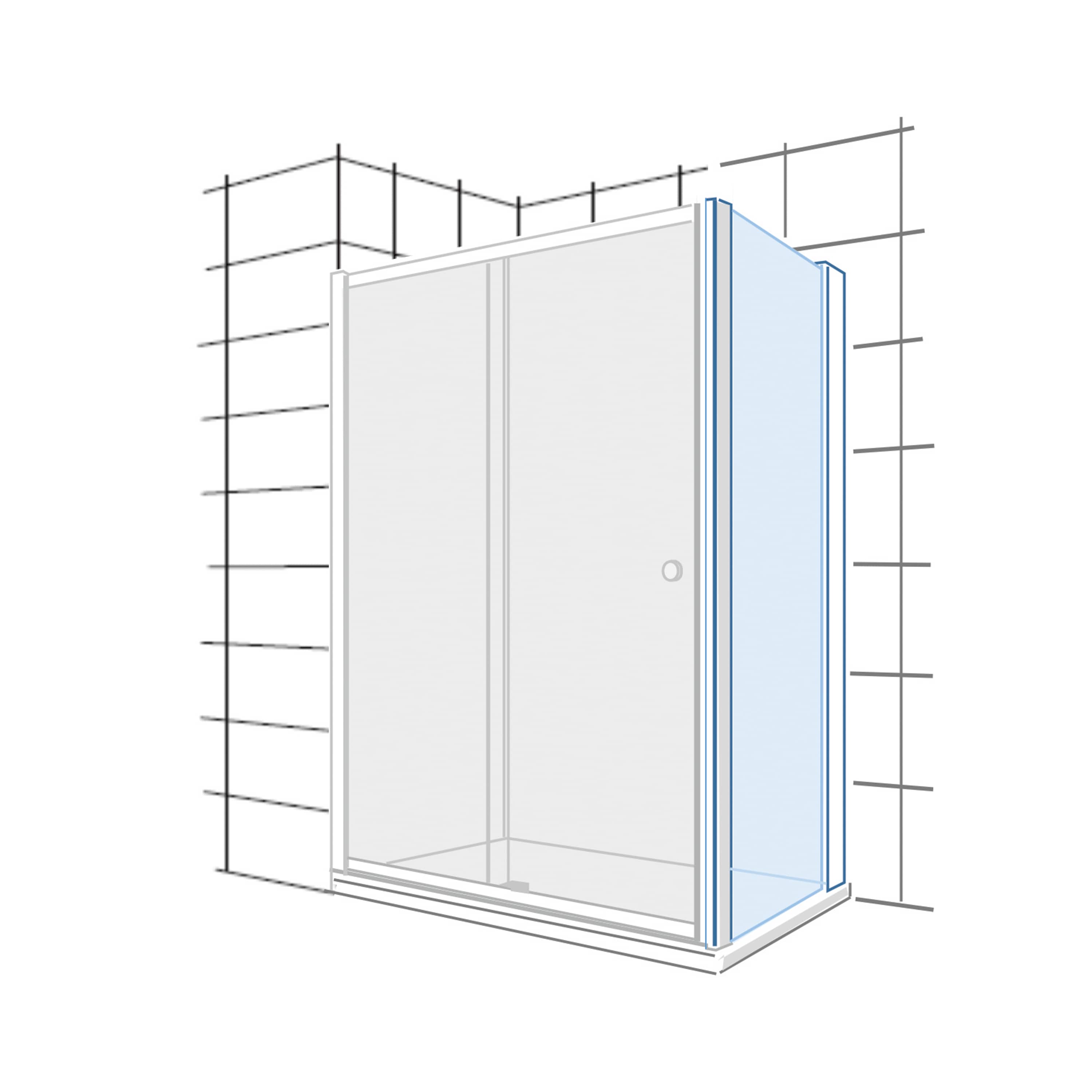 Sprchové dvere Ponta H297511...6681 Jika