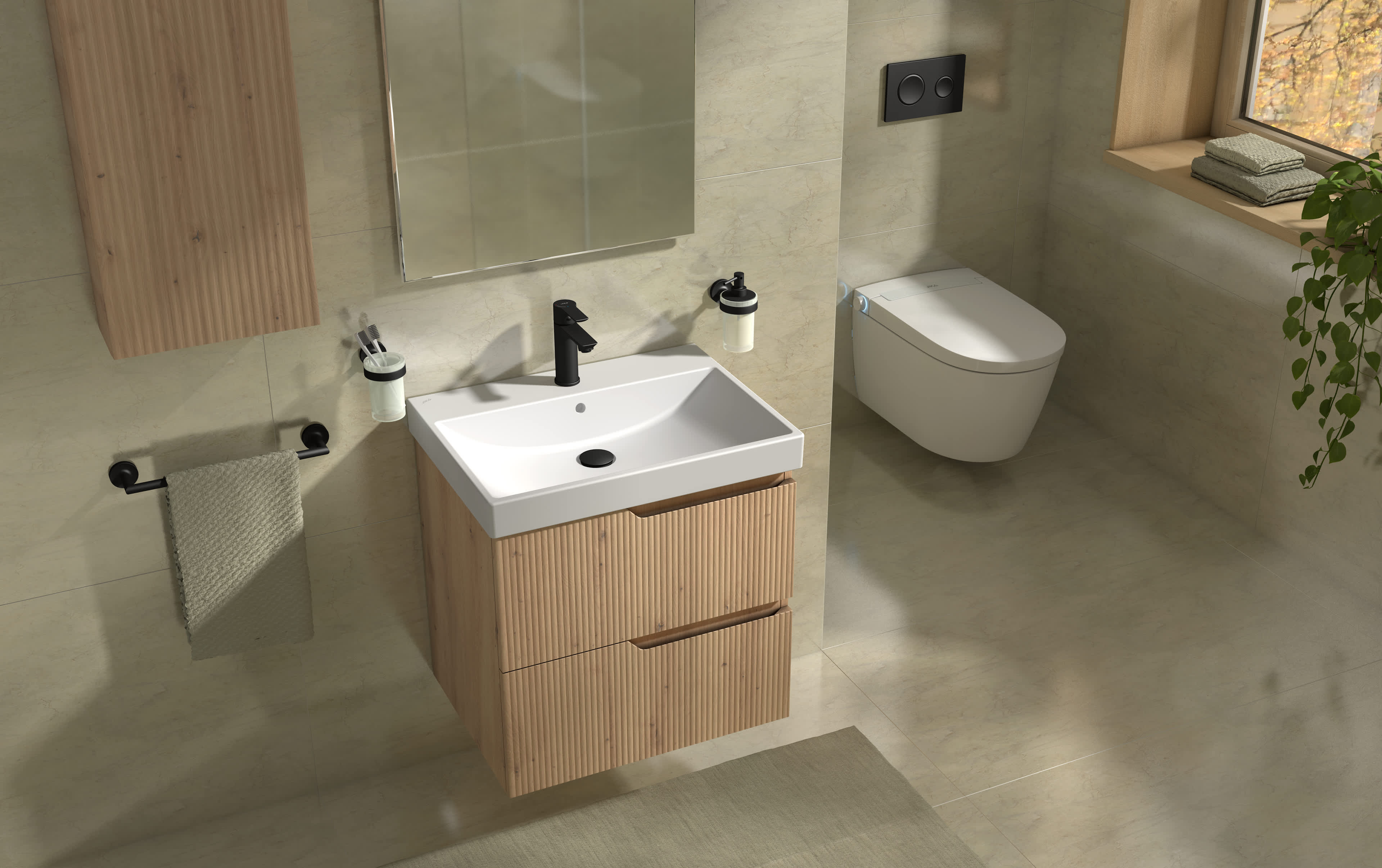 Skrinky pod umývadlo Cubito Style H40J442402...1 Jika