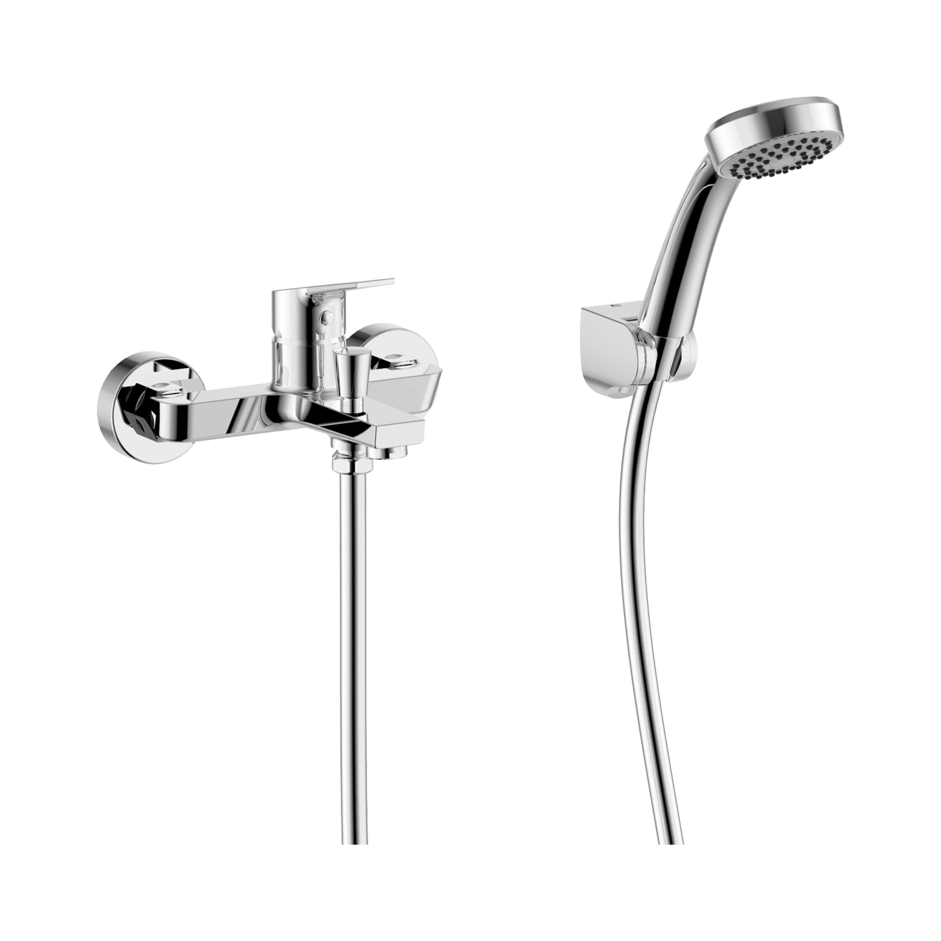 Vaňové batérie Chróm lesklý Cubix H3212I70041311 Jika