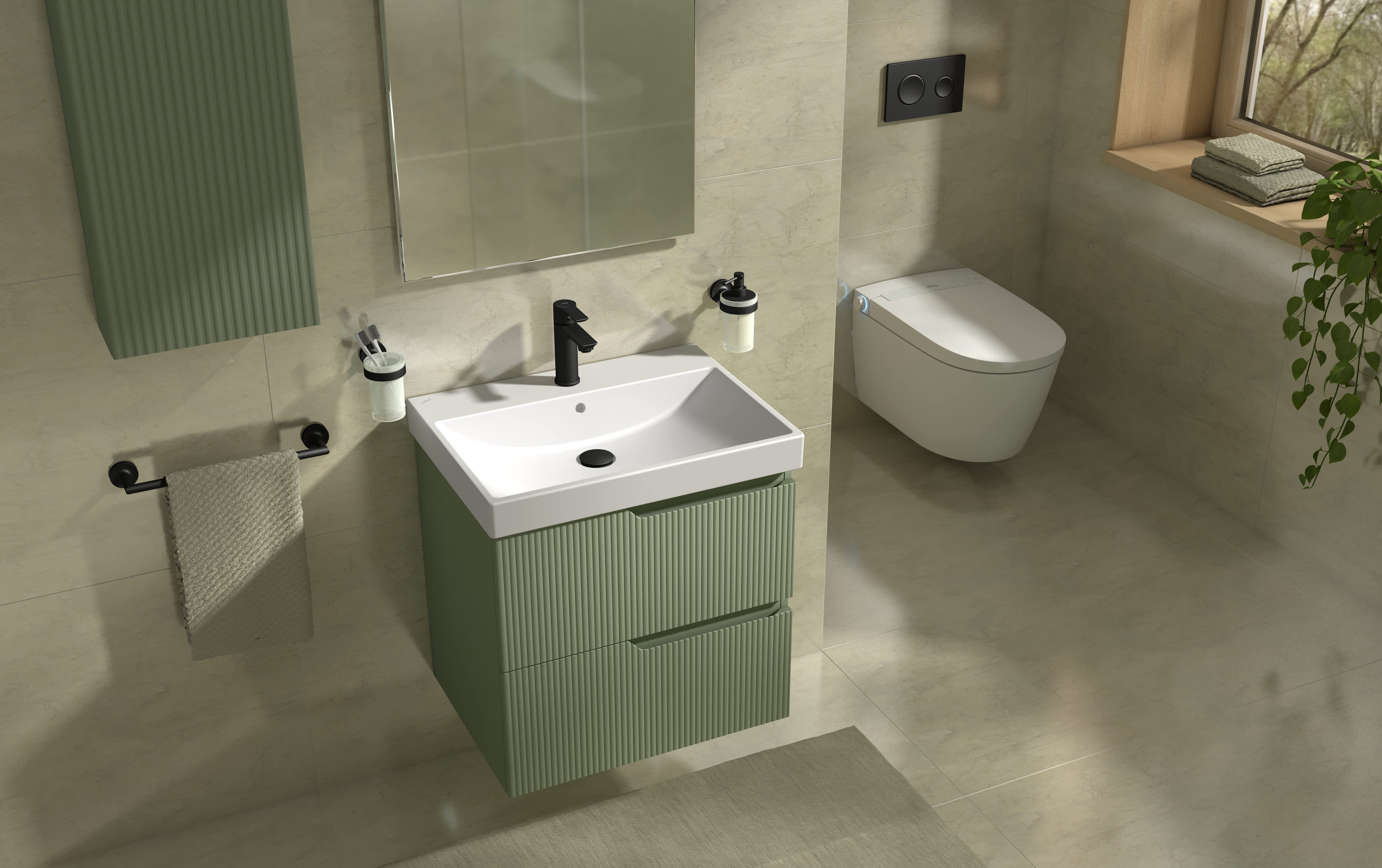 Cubito Style WC a bidety Jika
